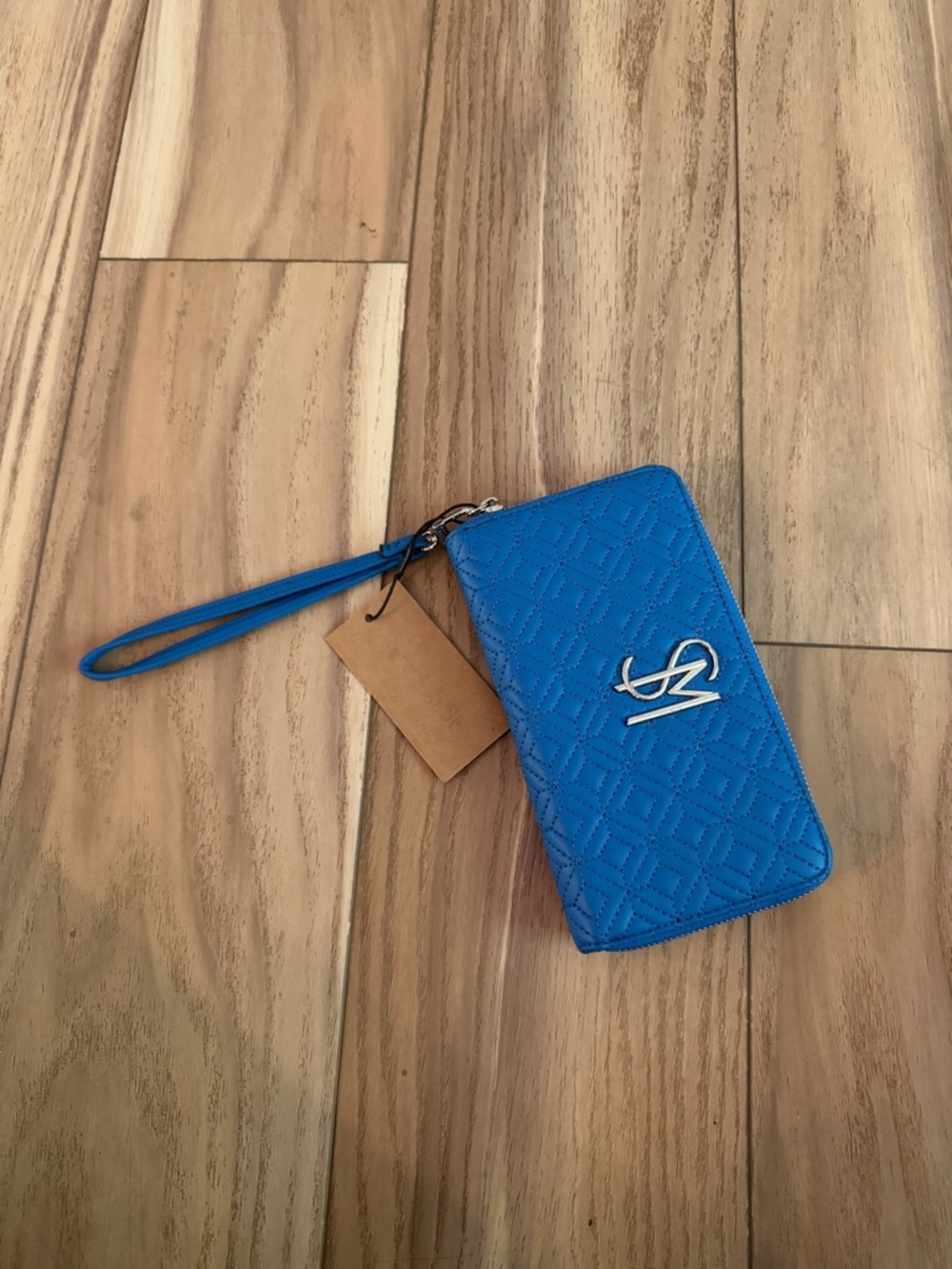 Blue Sapphire zip around wallet